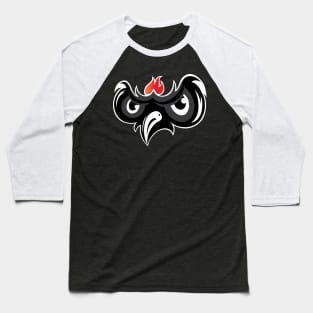 Angry Owl Baseball T-Shirt